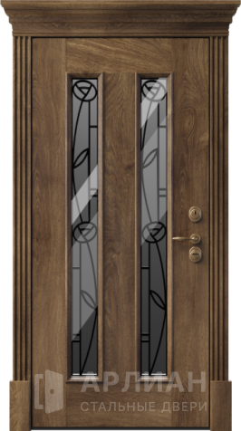 Фото №2 «Уличная входная дверь в загородный дом нестандартного размера №12»