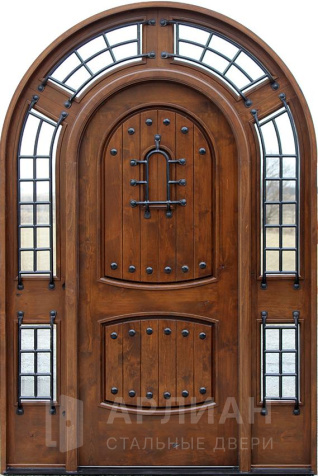 Фото «Коттеджная арочная дверь в загородный дом №3»